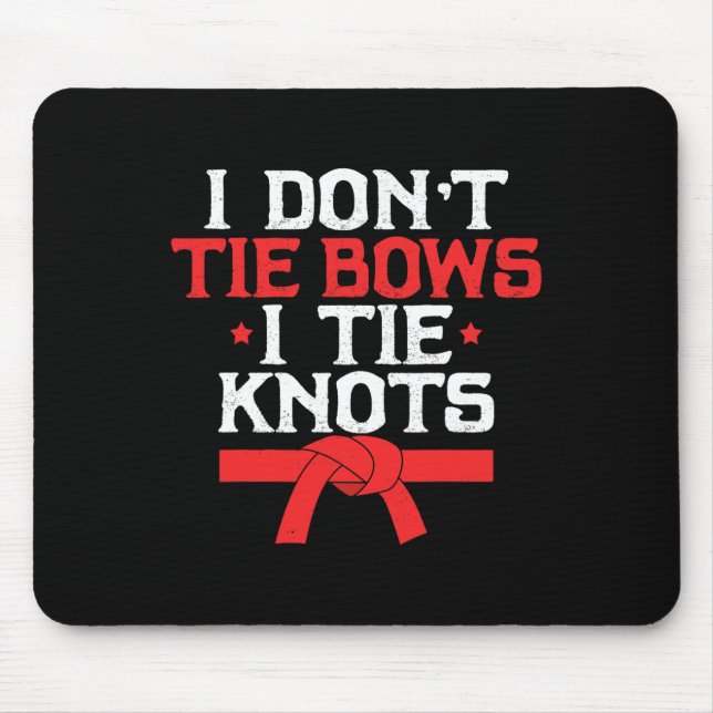 Karate-Lehrer Karateka-Schüler Kampfsportgürtel  Mousepad (Vorne)