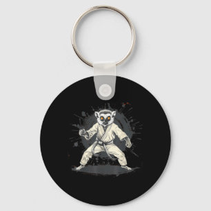 Karate Lemur Tier MMA Taekwondo Kampfsport Schlüsselanhänger