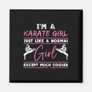 Karate Liebhaber Athletin Frauen Geschenk Karate Magnet