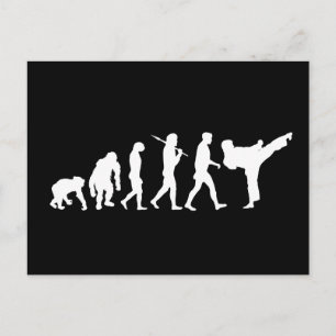 Karate Liebhaber Dojo-Schulungsgeschenk Postkarte