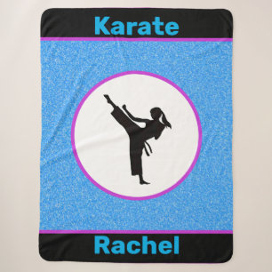 Karate Mädchen funkeln Sherpadecke