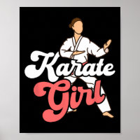 Karate Mädchen Kämpfer Selbstverteidigung Karateka