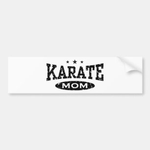 Karate Mama Autoaufkleber