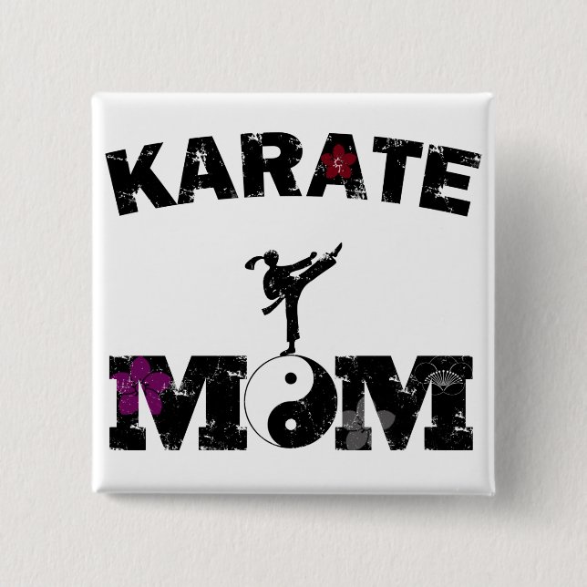 Karate MAMA Button (Vorderseite)