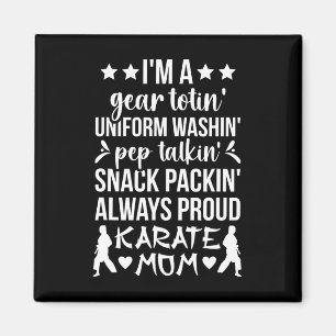 Karate Mama Definition Karate Mutter Karate Mama Magnet