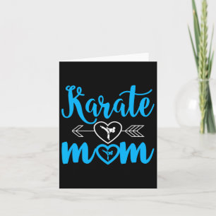 Karate Mama Funny Proud Karate Mama Karte