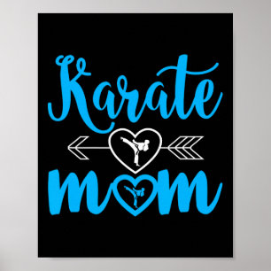 Karate Mama Funny Proud Karate Mama Poster
