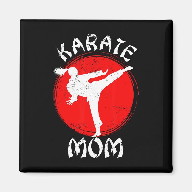 Karate Mama Karate Magnet (Vorne)