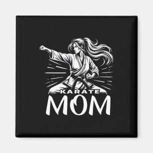 Karate Mama Martial Arts Mother Family Bonding Magnet