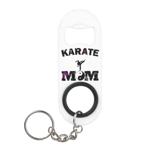 Karate MAMA Mini Flaschenöffner (Vorderseite)