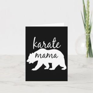 Karate Mama T Shirt Perfektes Geschenk für Mama Fr Karte