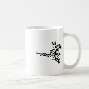 Karate Martial Arts Flying Kick Boxing Kickboxer T Kaffeetasse