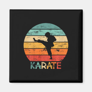 Karate Martial Arts Grunge Motiv für Kinder Ein kl Magnet