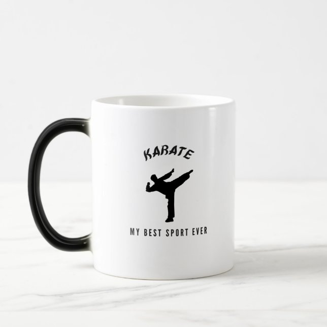 Karate meine beste Sportart aller Zeiten Verwandlungstasse (Links)