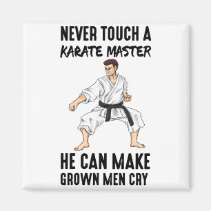 Karate-Meister Zitate über Kampfsport Lustiges Ges Magnet