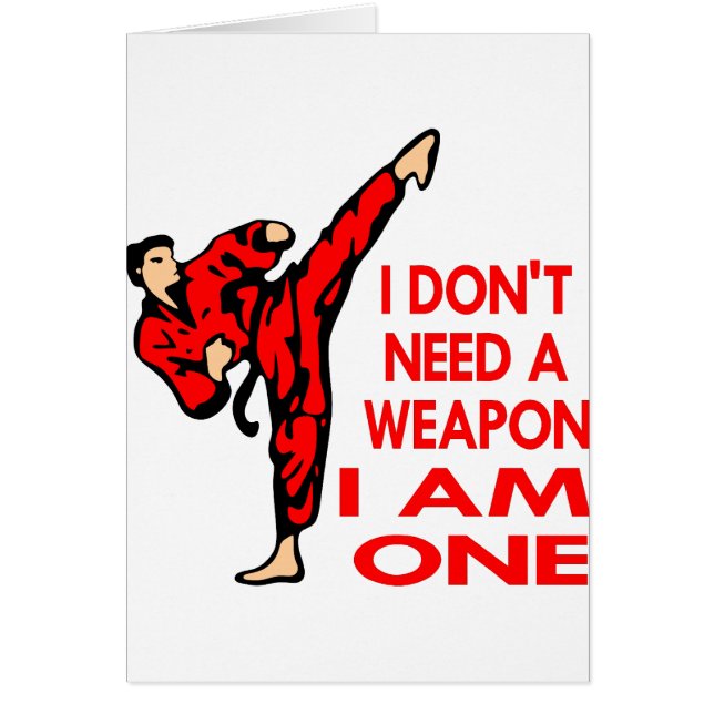 Karaté, MIXED MARTIAL ART, JE SUIS une arme (Devant)