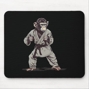 Karate Monkey Kickboxing Judo Jiu-jitsu Mixed Mart Mousepad