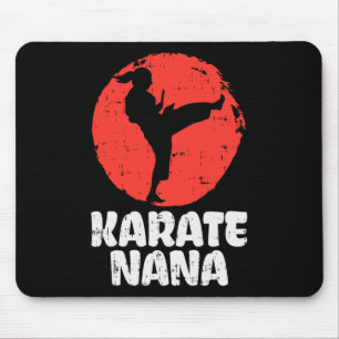 Karate Nana Ponytail Kick Japanisch Martial Arts G Mousepad