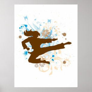 Karate-Plakat Poster