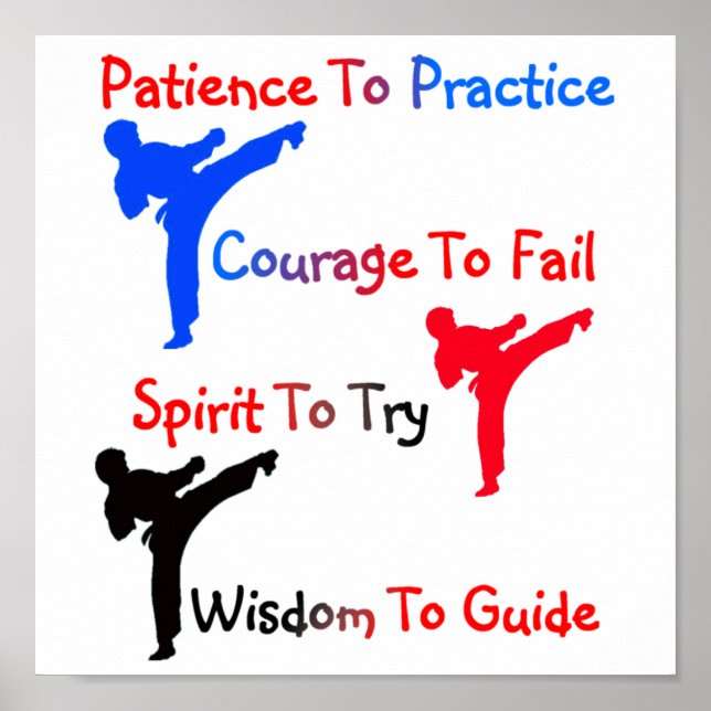 Karate Poster (Vorne)