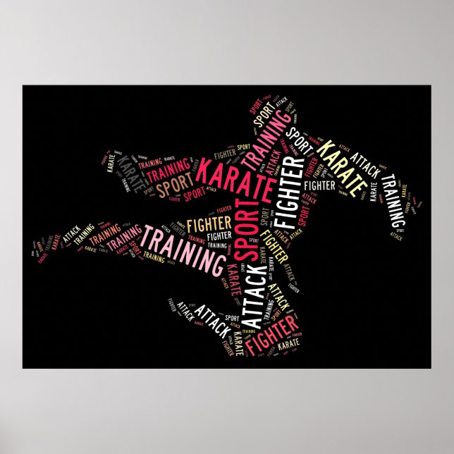 Karate Poster (Vorne)