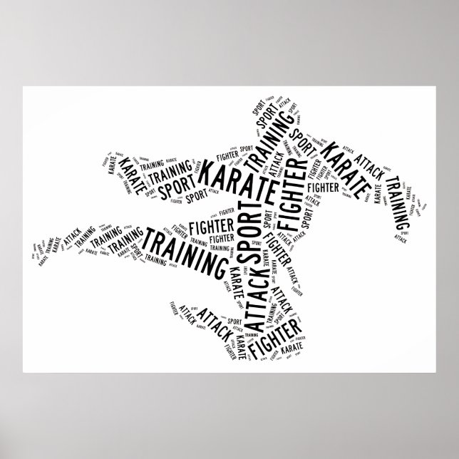 Karate Poster (Vorne)