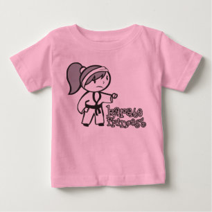 Karate Princess Baby T-shirt