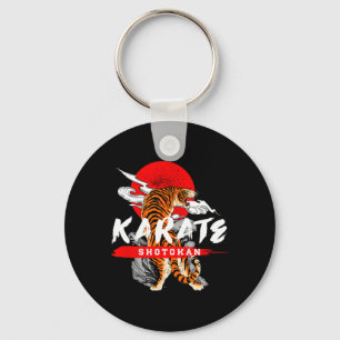 Karate Retro Shotokan Vintage Gestaltung für Lüfte Schlüsselanhänger