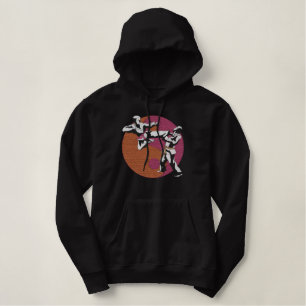 Karate Scene Bestickter Hoodie