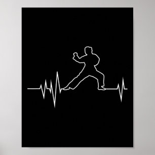 Karate Shirts Sport T-Shirts Kampfkünste Männer Fr Poster