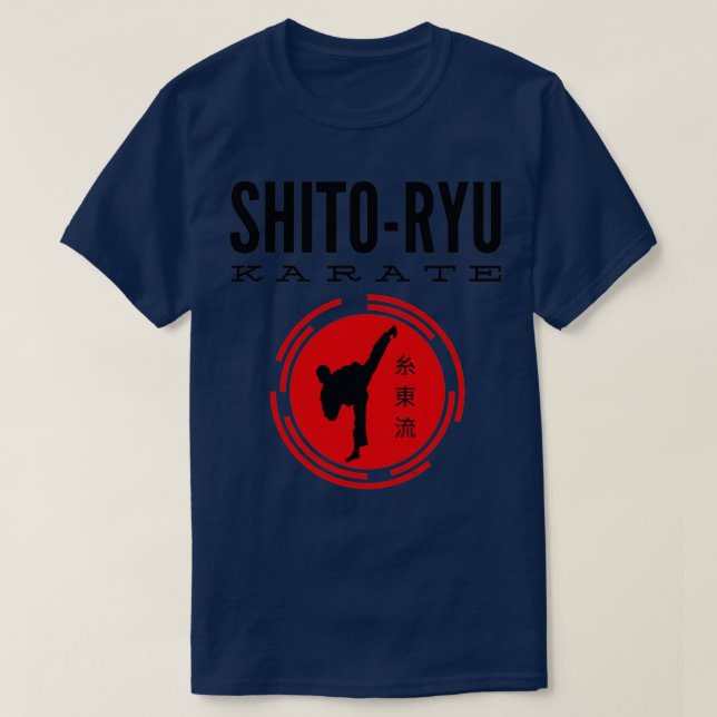 Karate ShitoRyu Martial Arts Japanisch T-Shirt (Design vorne)