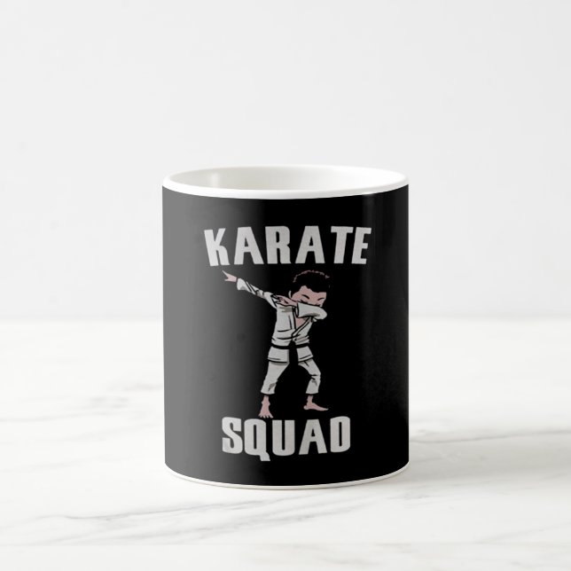Karate Squad Dabbing Boy Funny Dab Geschenk Kaffeetasse (Mittel)