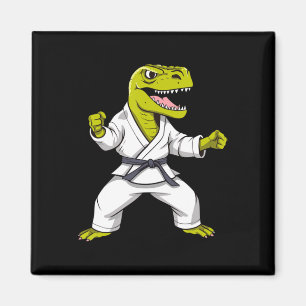Karate T-Rex Kampfsport Taekwondo Kickboxen für Magnet