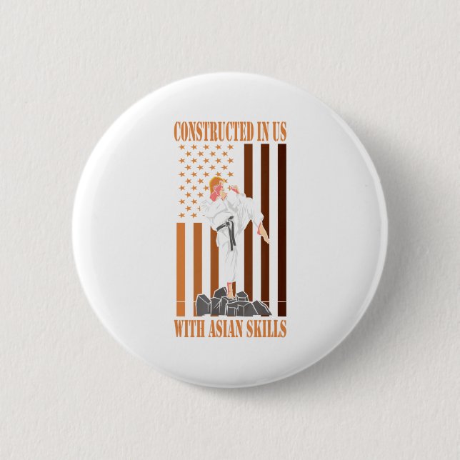 Karate T Shirt_2  Button (Vorderseite)