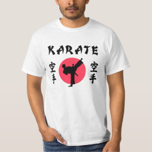 Karate-T-Shirt mit aufgehender Sonne T-Shirt