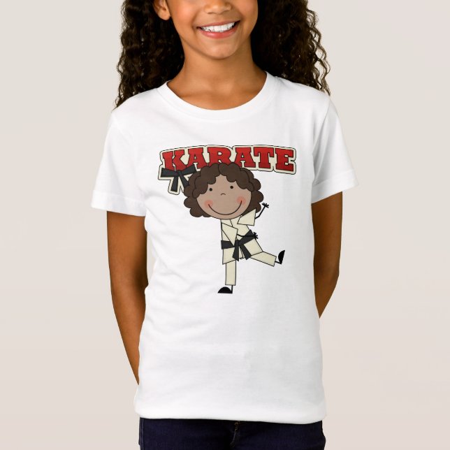 KARATÉ - T-shirts et cadeaux de fille (Devant)