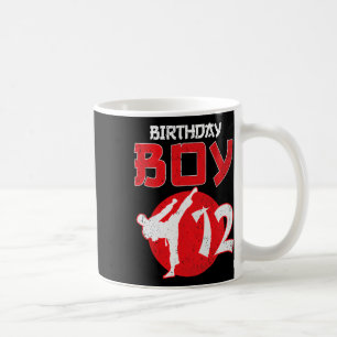 Karate Taekwondo 12 Jahre alt Geburtstag Kampfkuns Kaffeetasse