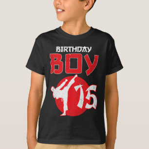 Karate Taekwondo 15 Jahre alt Geburtstag Kampfkuns T-Shirt