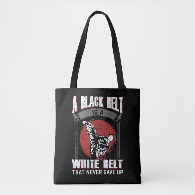 Karate Taekwondo Black Belt Kampfkünste Tasche (Vorderseite)