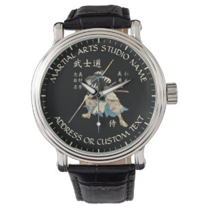 Karate Taekwondo Jiu-jitsu Studio Armbanduhr
