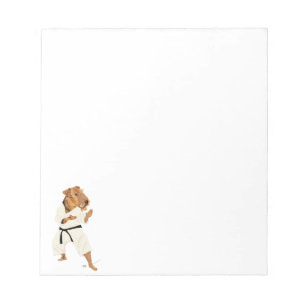 Karate Terrier Notizblock