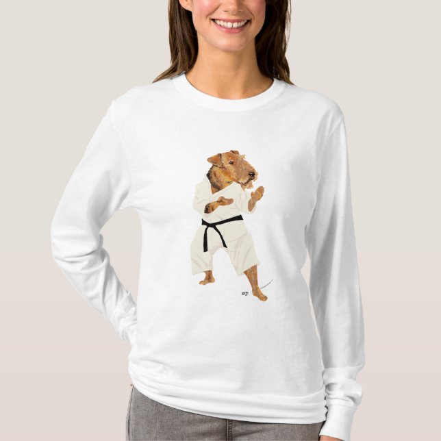 Karate Terrier T-Shirt (Vorderseite)