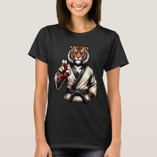 Karate-Tiger Fierce Discipline Champion 1 T-Shirt
