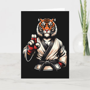Karate-Tiger Fierce Disziplin Champion 1 Karte