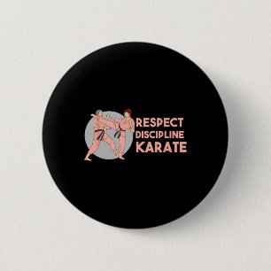 Karate-Training Disziplin Sport Kampfsport Button