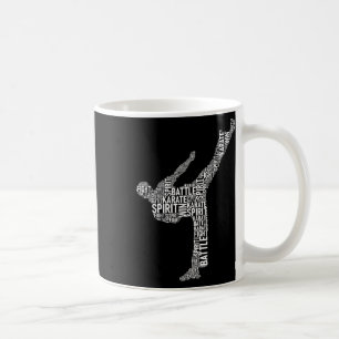 Karate Typografie - Martial Arts Coach Comt Self D Kaffeetasse