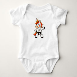 Karate und Unicorn Baby Strampler
