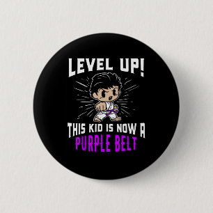 Karate-Uniform für Kinder Lila Gürtel-Auszeichnung Button