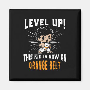 Karate-Uniform für Kinder Orange Gürtel-Auszeichnu Magnet