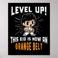 Karate-Uniform für Kinder Orange Gürtel-Auszeichnu
